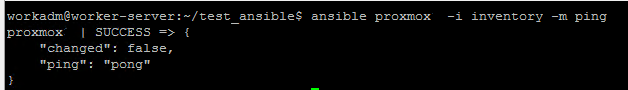 ansible test